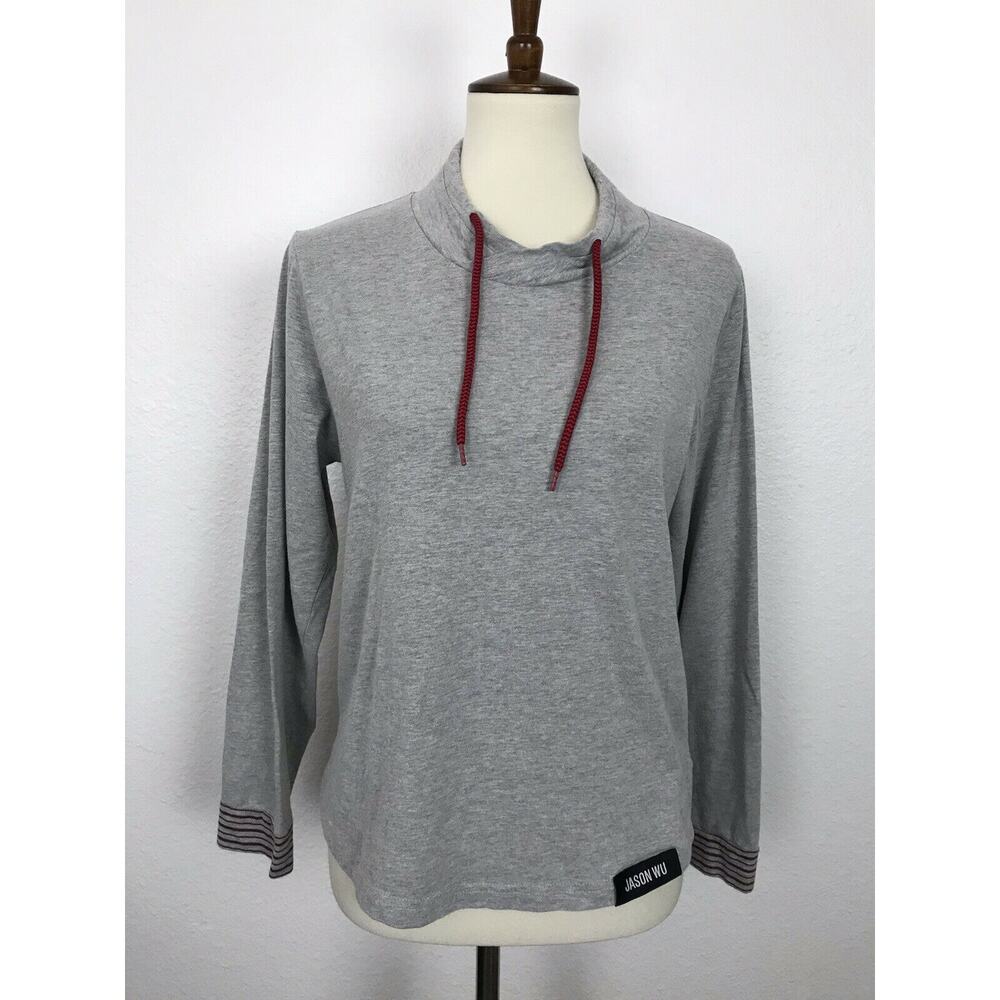 Jason Wu Eva Air Funnel Neck Pajama Top Loungewear